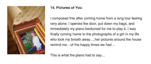 Garin Bader original piano music - Pictures of You